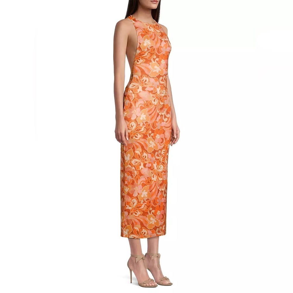 Hansen & Gretel NWT Orange Print Silvie Dress